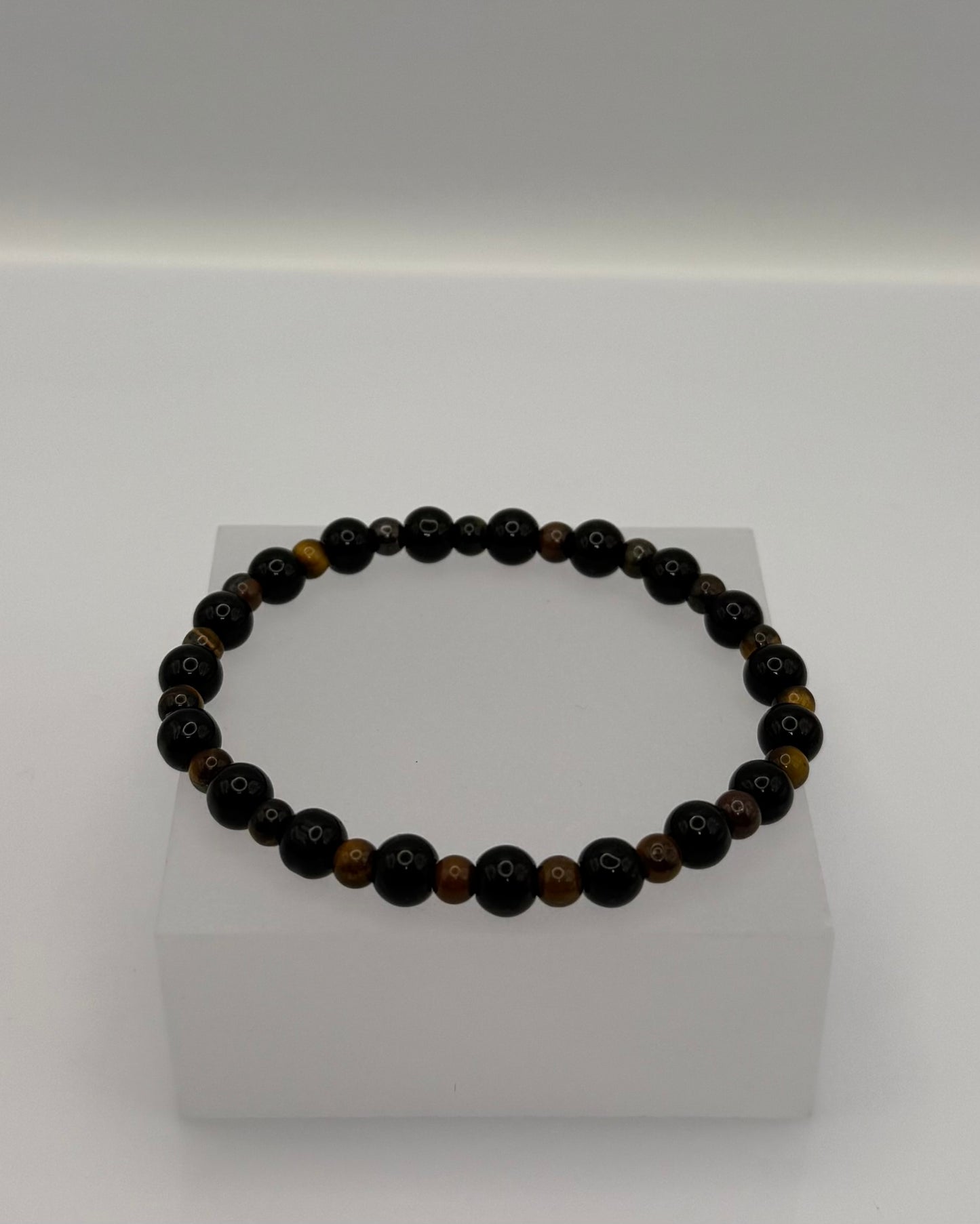 Elastic Bracelet Black & Brown