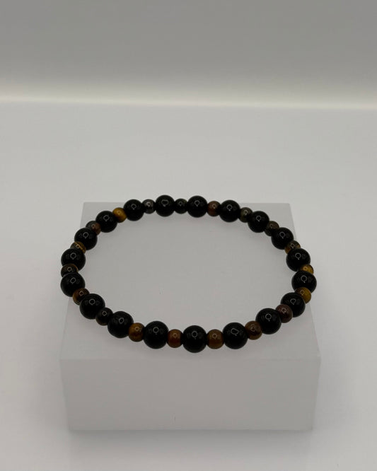 Elastic Bracelet Black & Brown