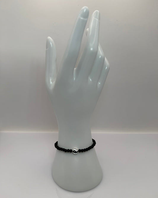 Elastic Bracelet black peace