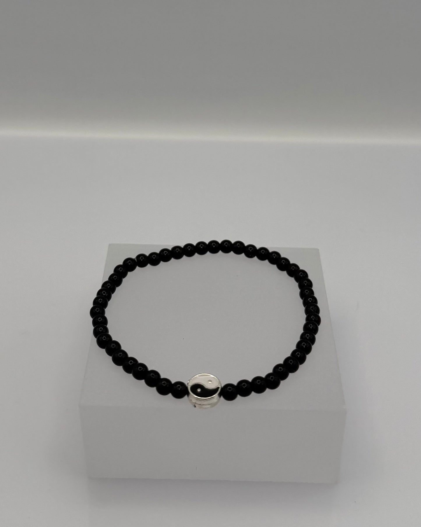 Elastic Bracelet black peace