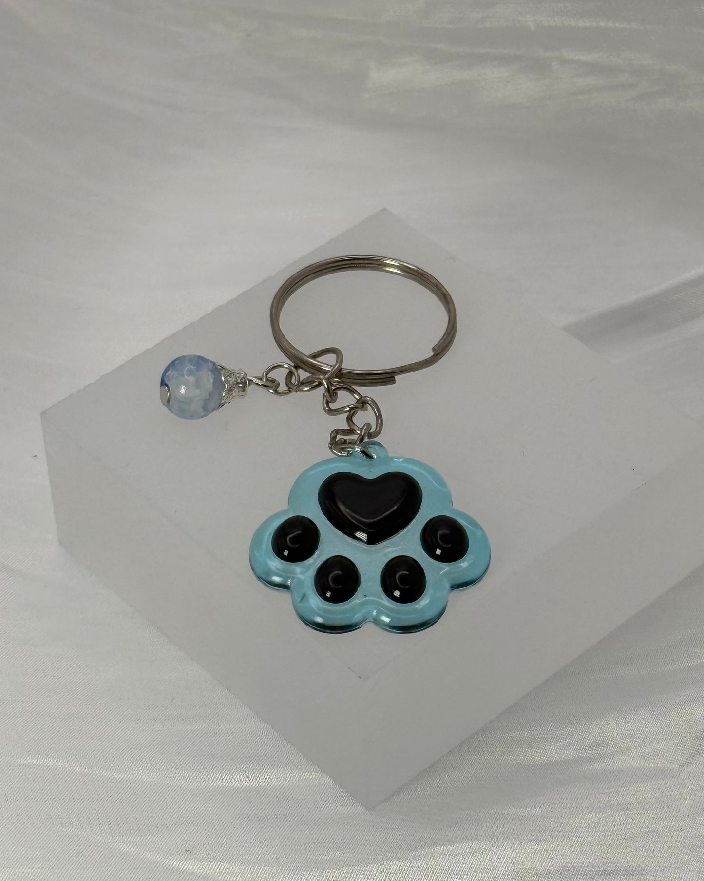 Blue Paw keychain