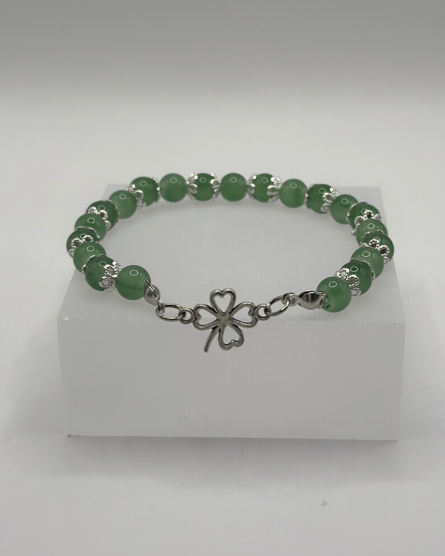 Elastic Bracelet green/clover
