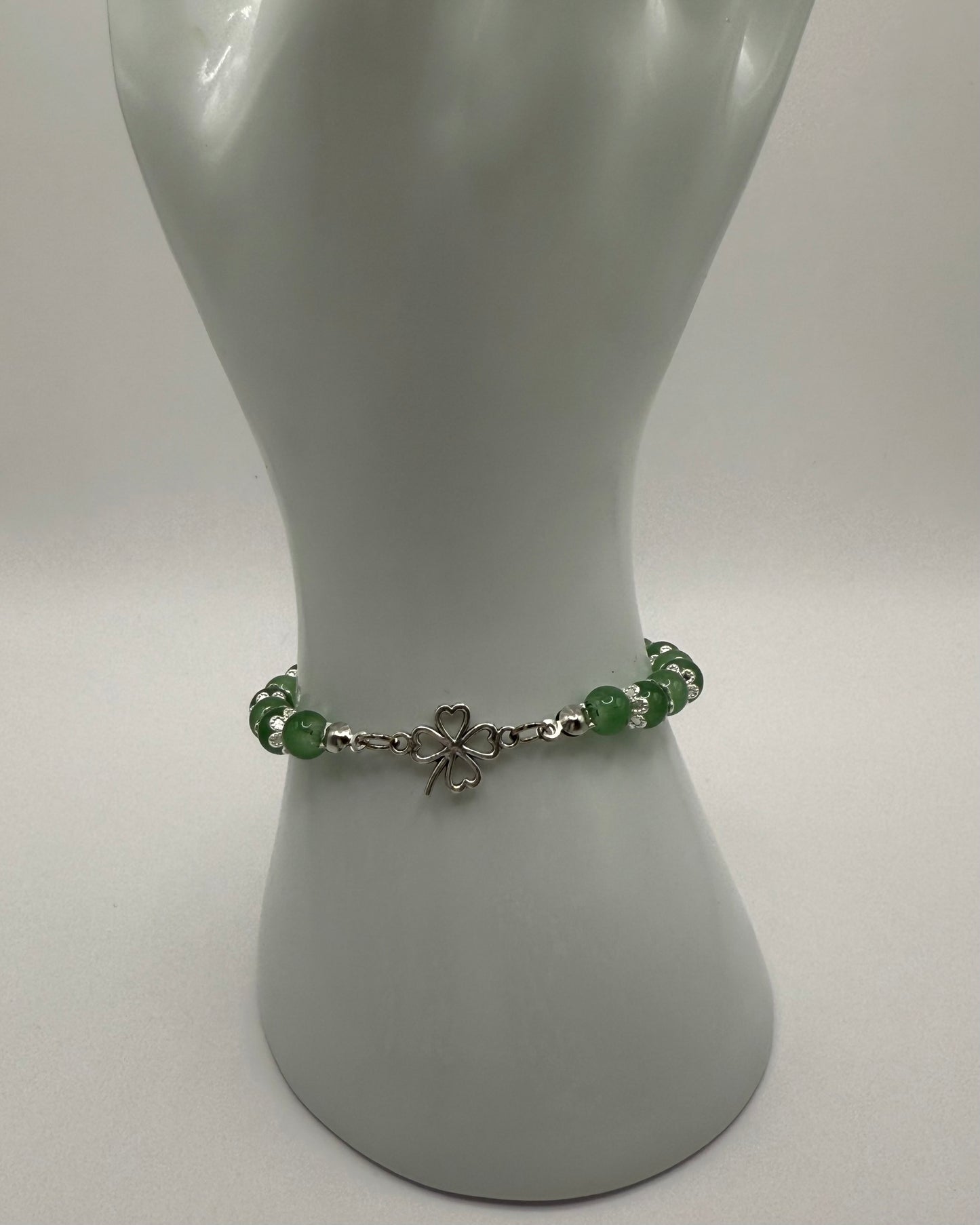 Elastic Bracelet green/clover